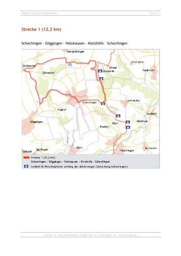 Strecke 1 (12,2 km) - Schechingen