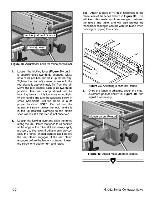 10 table saw - Grizzly Industrial Inc.