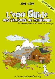 Eco Guide des Stations - Mountain Riders