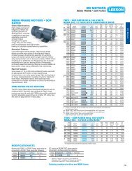 DC MOTORS - Houston Bearing and Supply