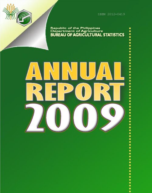 beton module Buiten adem Annual Report - Philippines Bureau of Agricultural Statistics