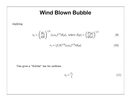 Lecture 16: Winds, Jets and Outflows