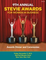 SAWIB09 Program K - the Stevie Awards