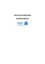 Modulhandbuch - Hochschule Mittweida