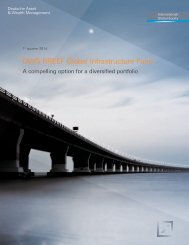 Brochure DWS RREEF Global Infrastructure Fund - DWS Investments