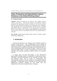 Class, Productive and Unproductive Labour - Journal of Alternative ...