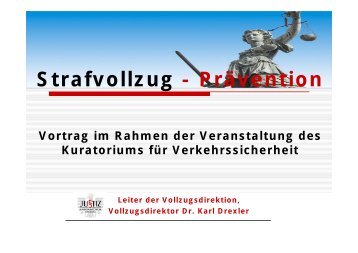 Strafvollzug - Prävention