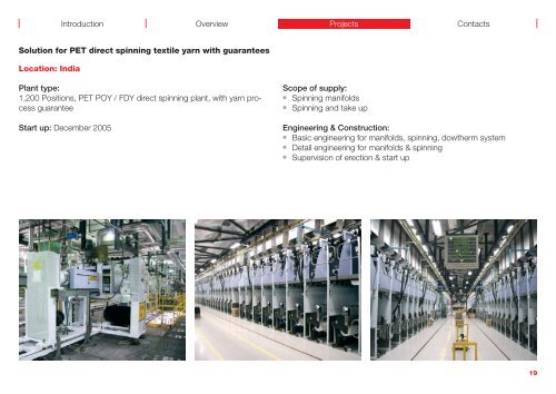 Oerlikon Barmag Engineering - Oerlikon Barmag - Oerlikon Textile