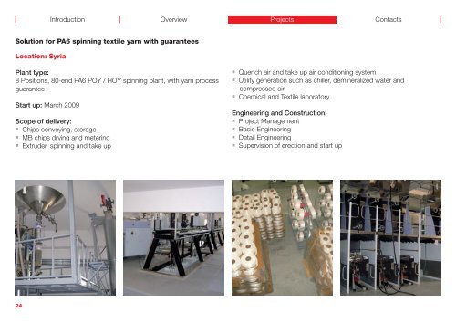 Oerlikon Barmag Engineering - Oerlikon Barmag - Oerlikon Textile