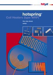 hotspringÂ® Coil Heater (type WRP) - Ohmewatt