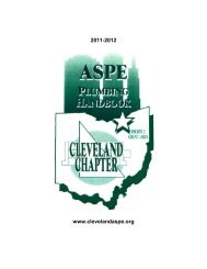 cleveland chapter committees - Cleveland ASPE