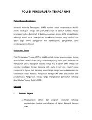polisi pengurusan tenaga umt - MyNemo - Universiti Malaysia ...