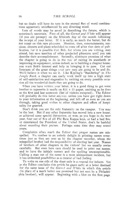 1916 Volume 41 No 1–5 - Phi Delta Theta Scroll Archive