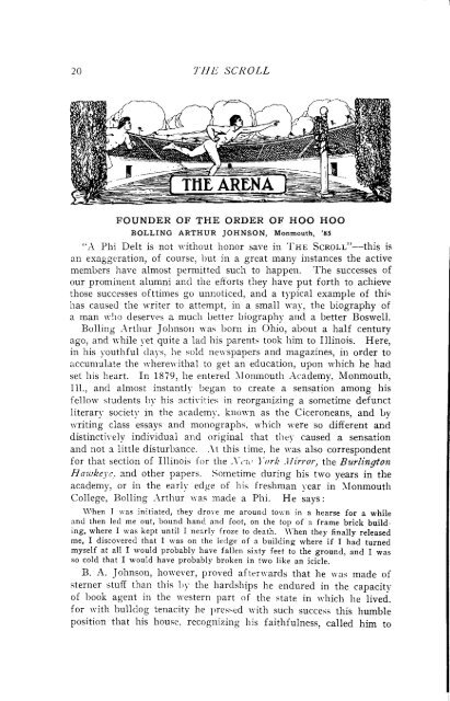 1916 Volume 41 No 1–5 - Phi Delta Theta Scroll Archive