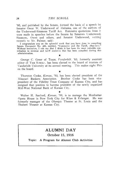 1916 Volume 41 No 1–5 - Phi Delta Theta Scroll Archive