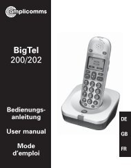 BigTel 200 User Guide - Hearing Direct