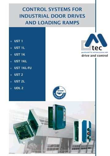 control systems for industrial door drives and loading ramps - Mtec