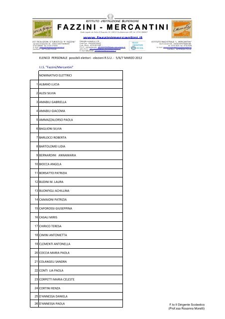 fazzini - IIS Fazzini-Mercantini