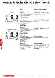 Cabezas de rÃ³tulas DIN ISO 1220-4 Series K - CDM - Elesa