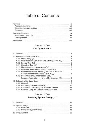 A Guide to LCC Analysis for Pumping Systems - the Hydraulic Institute