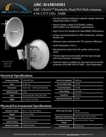 ARC-DA5834SD1 - Titan Wireless