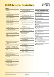 DC-DC Converter Applications - Recom International Power Gmbh