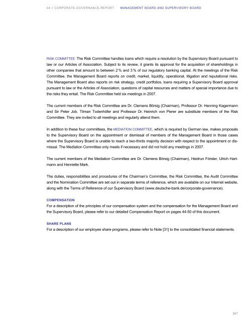 Supplementary Information - Deutsche Bank Interim Report 3Q2011