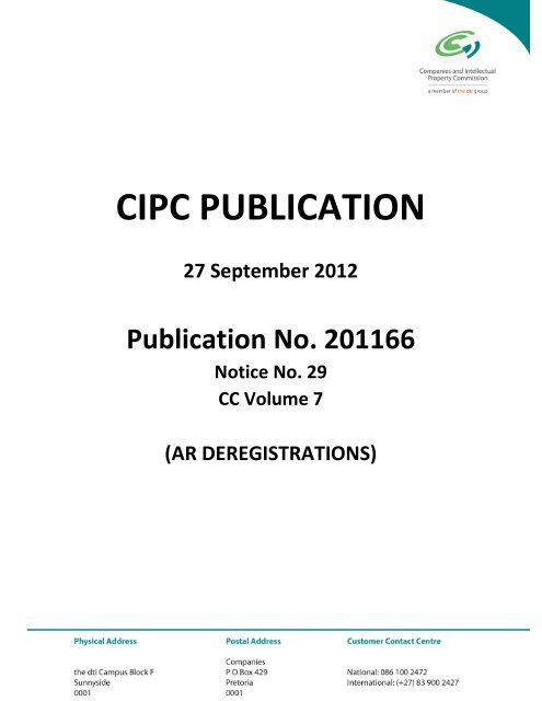 201266 Notice 29 Cc Vol 7 Cipc