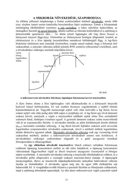 BScmikrobifiziologia.pdf - BiomÃ©rnÃ¶ki TanszÃ©k - Debreceni Egyetem