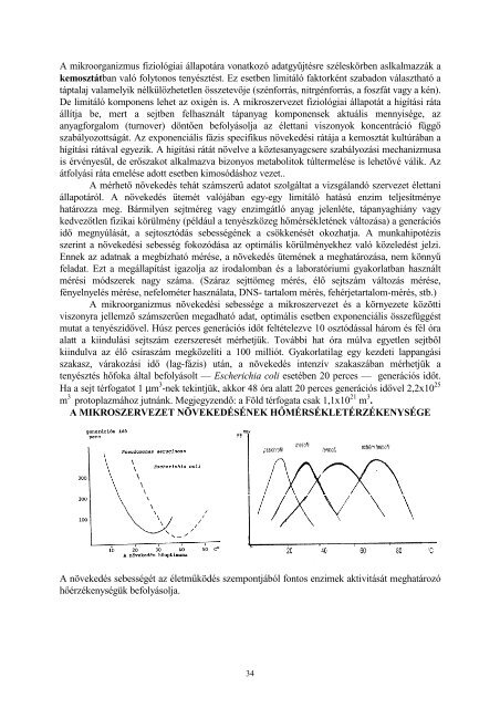 BScmikrobifiziologia.pdf - BiomÃ©rnÃ¶ki TanszÃ©k - Debreceni Egyetem