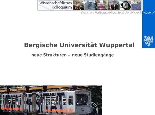 Vortrag Prof. Treichel (PDF 1MB) - wk.uni-wuppertal.de - Bergische ...