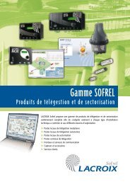 Gamme SOFREL - Spread
