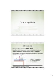 Corpi in equilibrio - Sdasr.unict.it