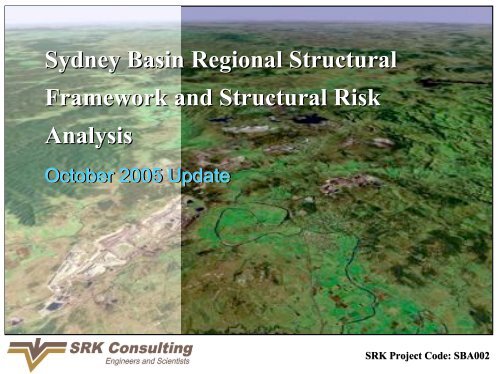 Sydney Basin Regional Structural Framework and ... - SRK Australia