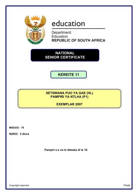 Setswana HL P1 - Exemplar 2007.pdf