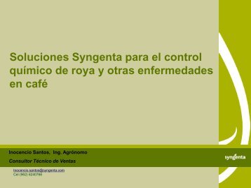 Soluciones Syngenta para el control de enfermedades en cafév2