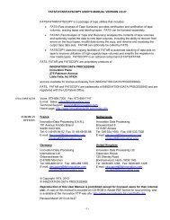 FATS, FATAR, FATSCOPY User Manual - Innovation Data Processing