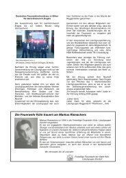 Ausgabe III/04 Das Strahlrohr - Feuerwehr Köln