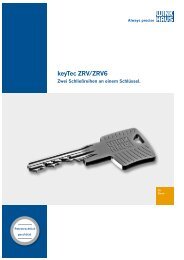keyTec ZRV/ZRV6 - Winkhaus