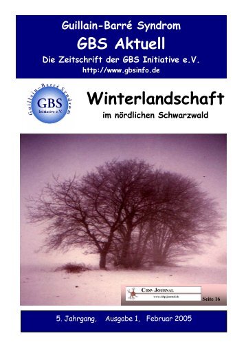 Winterlandschaft - Guillain-Barré Syndrom