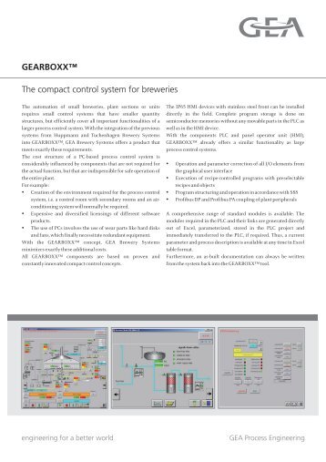 gearboxx - GEA Brewery Systems