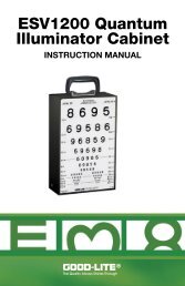 ESV1200 Instructional Manual - PDF - Good-Lite Company