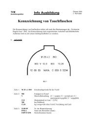 Kennzeichnung von Tauchflaschen - Freepages