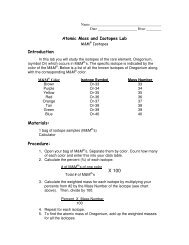 Chemistry Lab Bean Bag Isotopes