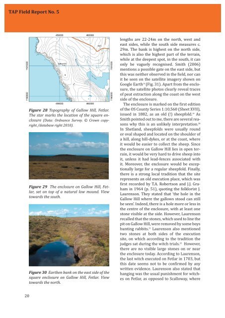 TAP Field Report No. 5 A survey of Shetland's gallow hills Joris ...