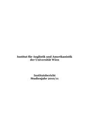 Institut fÃ¼r Anglistik und Amerikanistik der UniversitÃ¤t Wien ...