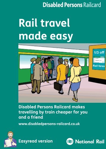 Rail travel made easy - Disabled Persons Railcard