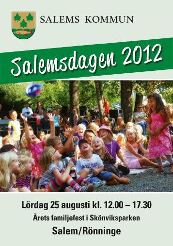 Program fÃ¶r Salemsdagen 2012 - Salems kommun