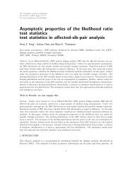 Asymptotic properties of the likelihood ratio test statistics test ...
