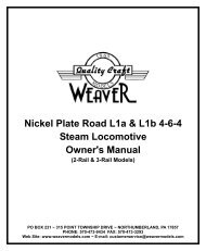NKP Hudson Owner's Manual.cdr - Weaver Models